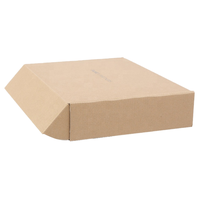 Cajas de Envío de Cartón Corrugado de 10x10x2 Pulgadas, Listas para Enviar, con Diseño en Relieve de 2 mm de Grosor, Materiales Reciclados
