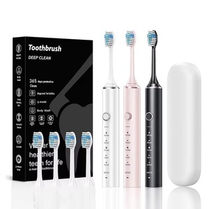 แปรงสีฟันไฟฟ้าแบบชาร์จได้ที่ดีที่สุดสำหรับผู้ใหญ่ ขายส่ง พร้อมระบบตั้งเวลาอัจฉริยะ ระบบสั่นสะเทือนโซนิค ขนแปรงนุ่ม กันน้ำ IPX7 - Product Image 5