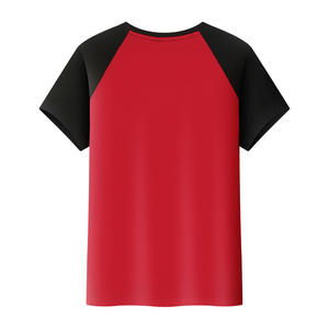 Shoulder Insertion Round Neck <strong>T</strong>-<strong>shirt</strong> Custom Printed Embroidery Men's Basic Top Half Sleeve - Product Image 5