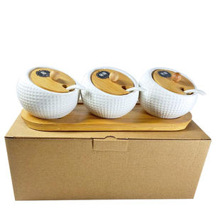 Botellas de Plástico para Condimentos de Alta Calidad al por Mayor, Frascos para Especias de Cocina con Tapas de Bambú, Estante Grande para Especias, Conservación de Frescura - Product Image 4