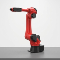 Bras de robot de palettisation industriel à 6 axes BRTIRUS1510A avec moteur PLC, charge utile de 10 kg, portée de 1500 mm, indice de protection IP54 pour la manutention en entrepôt
