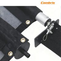 Système de bâche manuel à manivelle pour benne basculante de camion, kit de système de remorque, compatible avec les bâches en maille et en vinyle pour camion, certifié CE, direct usine