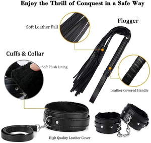 7 Pieces Sm Set Sex Toys for Women <b>Bdsm</b> Bondage <b>Restraints</b> Kit Bondage Adult Kit - Product Image 5