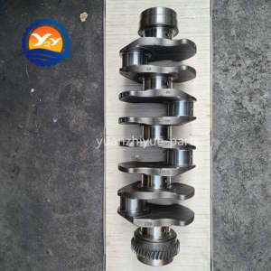 Forged Steel 4HK1 <strong>Crankshaft</strong> with Gear 8-98029-270-0 Crank Shaft for Hitachi Excavator Engine Parts - Product Image 1