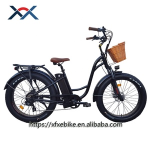<span class=keywords><strong>Vélo</strong></span> <span class=keywords><strong>électrique</strong></span> <span class=keywords><strong>rétro</strong></span> 2 places 26 pouces pour <span class=keywords><strong>femme</strong></span>, 250 W, pneus larges - Product Image 2