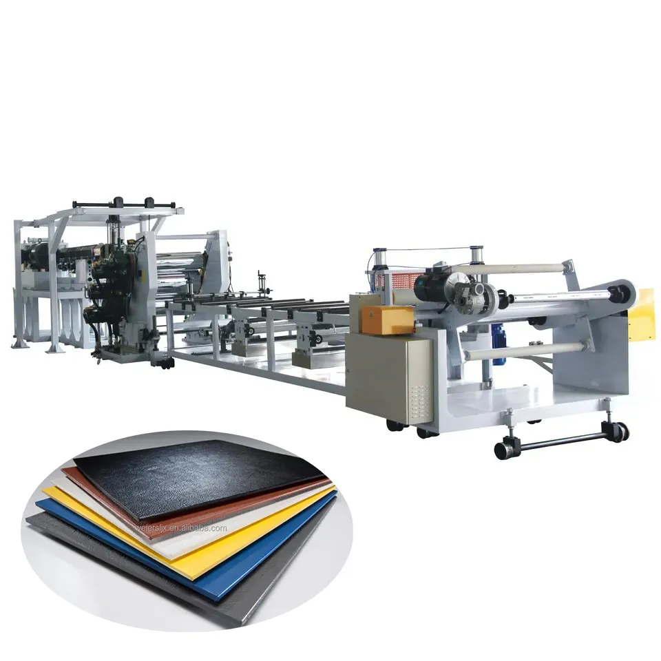 10mm 20mm thick PP PE ABS plastic board sheet extrusion making machine Plastic Plate Extrusion production Line Machine