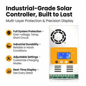 Contrôleur <span class=keywords><strong>de</strong></span> <span class=keywords><strong>charge</strong></span> <span class=keywords><strong>solaire</strong></span> MPPT SUYEEGO SC-M 12v 24v 48v Auto 60A 80A PV 165V pour batterie au plomb-acide et batterie au lithium - Product Image 3