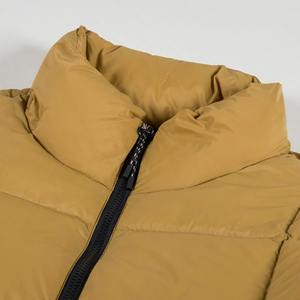 Chaqueta de Plumón de Ganso para <span class=keywords><strong>Hombre</strong></span> al por Mayor, Chaqueta Acolchada con Cuello Alto, Impermeable, de Lujo - Product Image 4