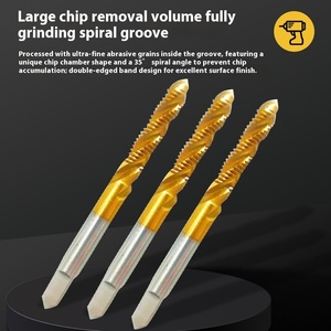 स्क्रू मशीनों के लिए वाणिज्यिक टाइटेनियम-लेपित टैप्स पहनने-प्रतिरोधी और टिकाऊ m3.m 5.m6m7 नल और डाई - Product Image 3