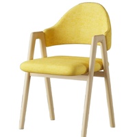 Chaise de salle à manger nordique de luxe en forme de A, avec dossier et accoudoirs, en acier, pour salon de thé, salon de beauté et manucure