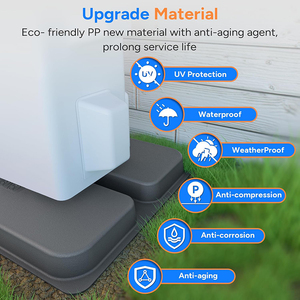 Chống rung tầng cơ sở cho điều hòa không khí của nhãn hiệu khung nhựa núi cho mini chia HVAC nhà thầu cao su condenser Pad - Product Image 3