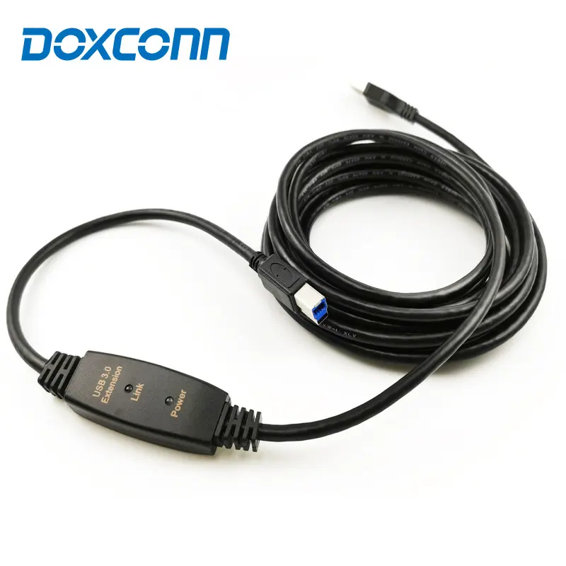 DOXCONN USB3.0 A male to USB B male Active Repeater USB extension cable 30m 50m usb printer cable 10m 15m 20m for printer