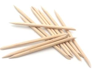 ไม้ส้มสำหรับทำเล็บ 100 ชิ้น สำหรับดันหนังกำพร้า ขัดเล็บ ทำเล็บมือและเล็บเท้า - Product Image 5