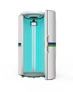 Factory Direct Hot Sale Solarium Vertical Tan Booth Solarium Sunbed Machine For Gym Beauty Salon Tannning Bed