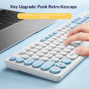 Ensemble <span class=keywords><strong>clavier</strong></span> et <span class=keywords><strong>souris</strong></span> filaires AK200, tendance et esthétique, pour jeux, bureau, saisie, ordinateur de bureau, maison pour AIGO - Product Image 5