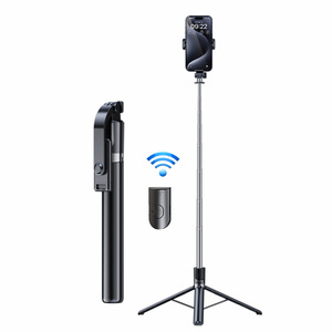Portable Tripod Stand for Phone Wireless Control Live Streaming Vlogging Travel Photography Mobile Phone <strong>Selfie</strong> Stick - Product Image 1
