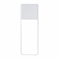 Double-Side Frosted Microscope Slides 25x75mm Glass Lab Slides, Pencil/Marker Writable, 50 Pcs Box