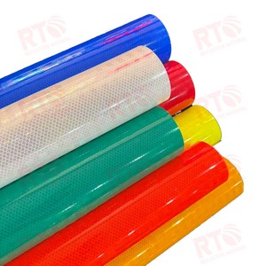 1.22m * 45.7m UV in ấn phản chiếu dấu hiệu microprismatic tấm phản chiếu cảnh báo phản xạ an toàn Sticker phản chiếu Vinyl CuộN - Product Image 4