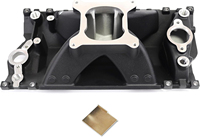 Collecteur d'admission Black Chevy SB 1996 et versions ultérieures Vortec, Air-Gap, Sigle Plane, Super Idle 3500-8000 tr/min