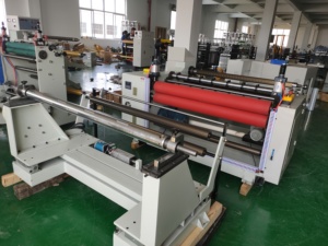 Máquina de rebobinado de rollos de papel térmico, máquina de corte de rollo Jumbo de 1300mm de ancho - Product Image 5