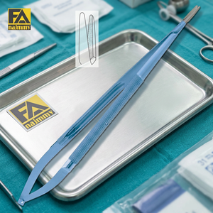 Porte-aiguille lourd Jacobson Instruments chirurgicaux en acier inoxydable avec manche rond Mâchoires droites/incurvées à revêtement TC avec verrouillage - Product Image 6