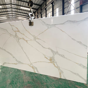 Losas de Cuarzo Artificial Calacatta Primo 5075 de Goldtop Stone, ODM/OEM, Personalizadas para Baños Modernos, Mesas de Cocina y Encimeras - Product Image 3