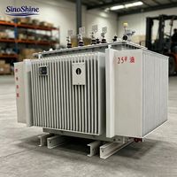 Transformator Daya SinoShine Peralatan Listrik Transformator Tiga Fasa Berpendingin Minyak 35kV 50Hz 60Hz
