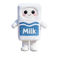 Costume de mascotte de lait personnalisé HOLA TOYS pour adultes - Matériau EVA unisexe pour les promotions du Mardi Gras/Carnaval