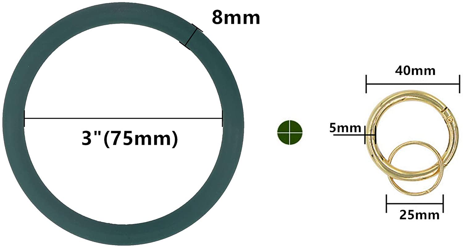 rhinestone circle bracelets