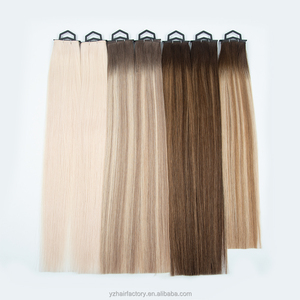 ผมต่อแท้แบบตรง ขายดี 100% ผมมนุษย์แท้ Genius Weft แบบเป็นมัด - Product Image 2
