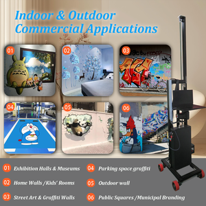 Stampante Murale Portatile AntPrint Auto Clean AI 4K, Pieghevole con Un Clic, Stampante 3D Verticale UV per Interni ed Esterni, Strumento Artistico per la Casa - Product Image 2