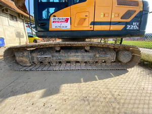 Excavatrice sur chenilles multifonctionnelle d'origine coréenne d'occasion Hyundai HX220HD Moteur Yanmar Haute efficacité Bon roulement de pompe - Product Image 4