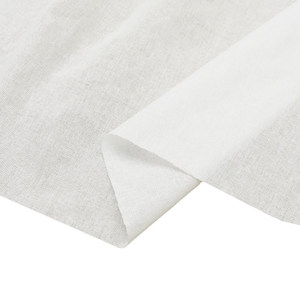 Entretela de tela 100% algodón suave y delgada para cuellos y puños de camisa, adhesivo de una sola cara, negro, blanco natural, blanqueado. - Product Image 5