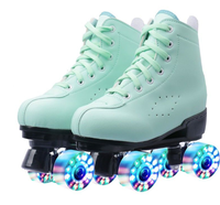 Nouveau produit Chaussures de skate Double Row Four 4 Wheel Roller-Skate Shoes
