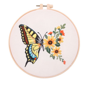 Kit de Broderie Point de Croix Personnalisé Papillon Coloré – Kit de Broderie à la Main pour Débutants, Amateurs d'Artisanat, Kit de Point de Croix au Poinçon – Cadeaux pour Fêtes et Festivals - Product Image 6