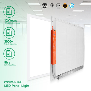 Quảng trường thương mại mỏng dẫn phẳng Bảng điều khiển ánh sáng với pin khẩn cấp sao lưu 1x4 2x2 2x4 dẫn trở lại thắp sáng bảng điều khiển đèn trần ánh sáng - Product Image 2