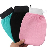 Gant de bain exfoliant simple couche pour le corps, élimination des peaux mortes, modèle Qlzzj, vente chaude pour le commerce extérieur, Maroc