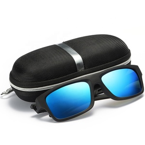 2022 recycled plastic black frame TAC glasses wayfarer high quality square mens cycling polarized sunglasses with free case