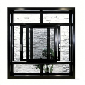 Fenêtres coulissantes en aluminium à double vitrage de conception moderne, fabrication en gros, profilés en aluminium de haute qualité pour fenêtres coulissantes - Product Image 2