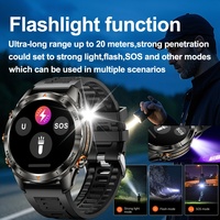 SENBONO Nuevo Reloj Inteligente KT80 para Hombre con Pantalla Grande HD de 1.46'', Batería Grande de 515 mAh, Larga Duración en Espera, para Marcar y Contestar Llamadas, Deportivo para Hombre