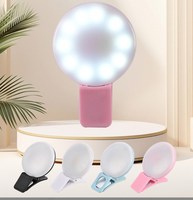 Mini lampes LED rechargeables avec logo personnalisé Offre Spéciale Nouveauté Cadeau Téléphone Photographie Selfie Anneau lumineux
