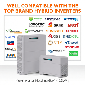 อินเวอร์เตอร์พลังงานแสงอาทิตย์สำหรับบ้าน รองรับ WiFi บลูทูธ 400V 600VDC กำลังไฟ 5kW 10kW 15kW พร้อมแบตเตอรี่ 15kWh 30kWh แบตเตอรี่ลิเธียมไอรอนฟอสเฟตแรงดันสูง - Product Image 6