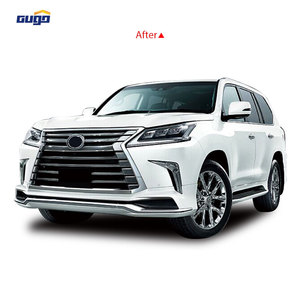 GUGO 2016 pour <span class=keywords><strong>Lexus</strong></span> <span class=keywords><strong>LX</strong></span> <span class=keywords><strong>570</strong></span> M Model Bodykit Lèvre de pare-chocs avant et arrière en plastique ABS de haute qualité New Condition Fog Light Tow Hook - Product Image 2