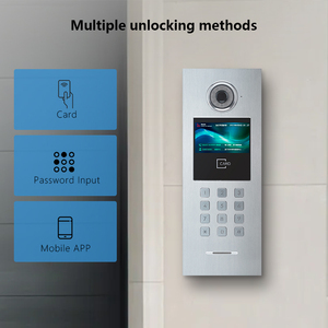 Vidéophone simple 10 pouces avec câblage CAT5E et interface tactile intuitive IP pour halls d'hôtel et étages d'hôtes - Product Image 2