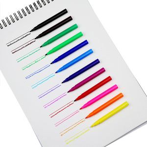 BECOL, superventas, 6 colores, rotuladores de pintura, Mini juego de bolígrafos de Color agua, bolígrafo de acuarela lavable <span class=keywords><strong>para</strong></span> niños, pintura DIY - Product Image 4