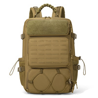 Sac de randonnée multi-usages, randonnée en plein air, camping, tactique, unisexe, denim, polyester, imperméable, grande capacité