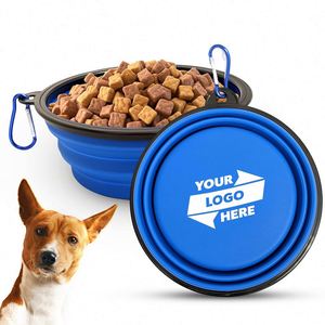 Customized Foldable Pet Bowl Portable Lightweight <b>Dog</b> <b>Drinking</b> Tray for Outdoor Promotional Gifts - Product Image 1
