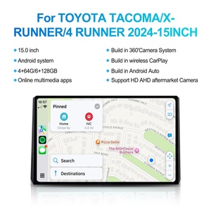 New 15.0" Screen for Toyota TACOMA/X-RUNNER/4Runner2024- Carplay Display Navigation Car <b>DVD</b> <b>Player</b> Touch Screen - Product Image 4