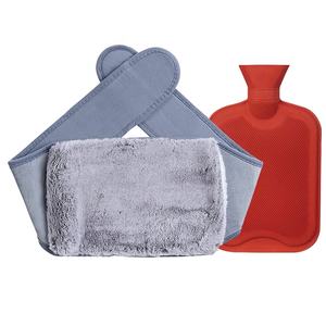 Bouteille d'eau chaude portative de flanelle avec la couverture de taille en peluche pour le soulagement de la douleur et la chaleur de main - Product Image 1