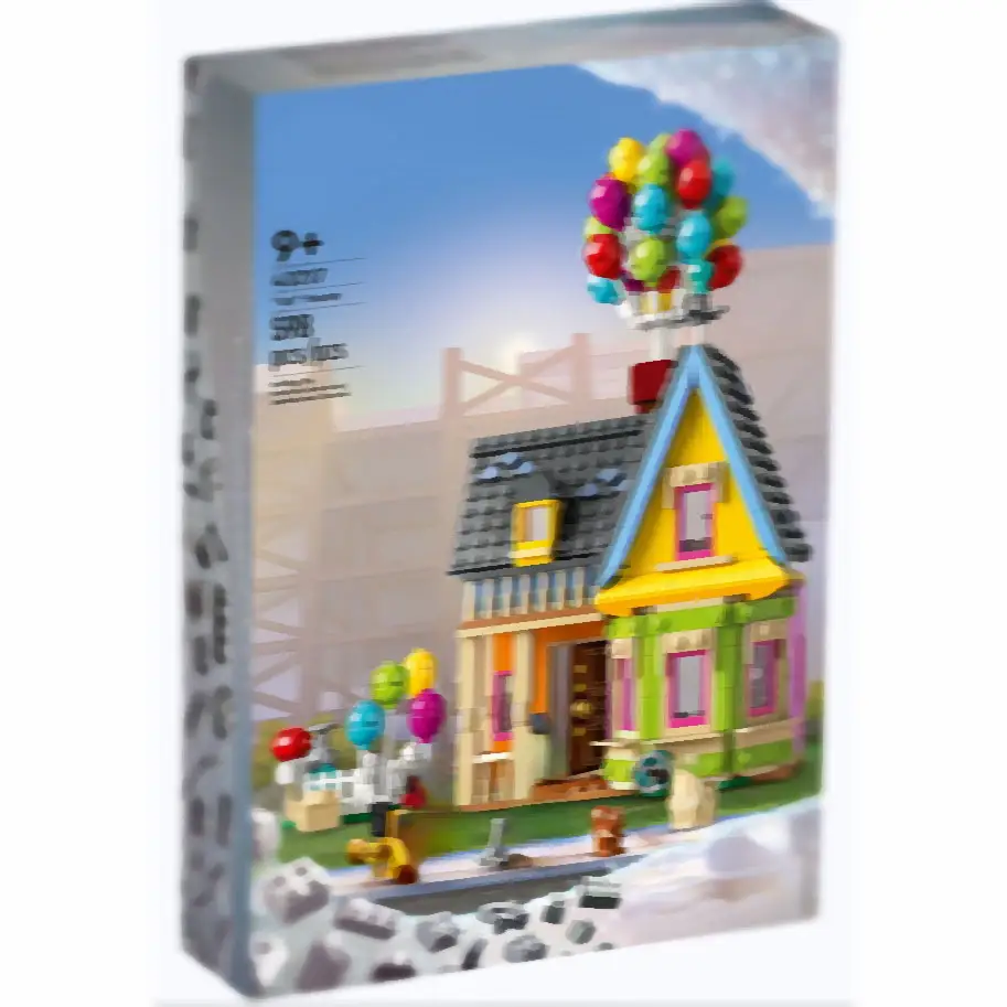 8002 kompatibel 43217 atas balon rumah jalan Lihat Film blok bangunan batu bata hadiah Hari Valentine mainan 598 buah/set